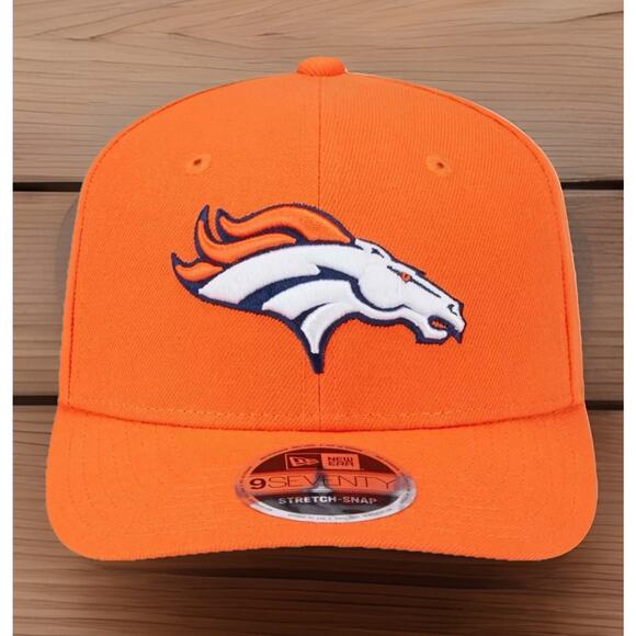 Denver Broncos New Era Patch 970 Snapback Hat Cap NEW Fast Shipping - Picture 10 of 11